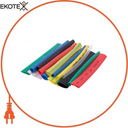 Enext s063010 набор трубок термоусадочных e.termo.stand.set. 4.6.8.10, 8 цветов, 4/2, 6/3, 8/4, 10/5, 100 мм, 32 шт.