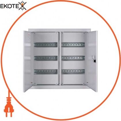 Корпус металевий e.mbox.pro.w.72z IP31 вбудовуваний на 72 модуля з замком, Enext, s0100214