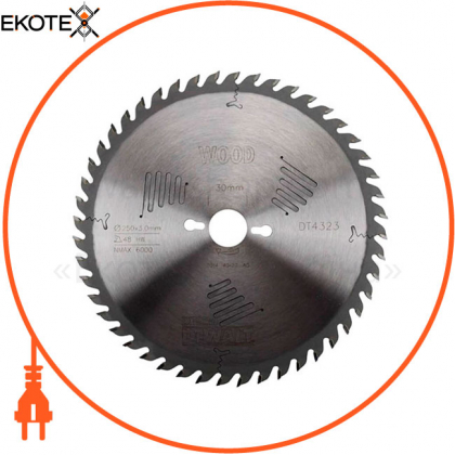 Диск пильний EXTREME WORKSHOP DeWALT DT4323, DeWALT, DT4323