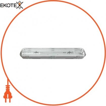 Enext l001303 светильник с призматическим плафоном e.lum.cpw.2.20.eco, 2x20w ip65 без пра