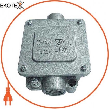 Коробка розподільна меаллическая Р16/2, IP 44, 400 B, 5*6, Enext, 22