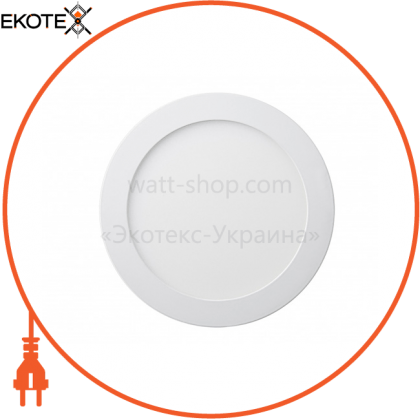 Накладна Кругла LED Панель 430-SRP-12 Колір 3000K 12W - O174mm - 950lm, Lezard, 430-SRP-12