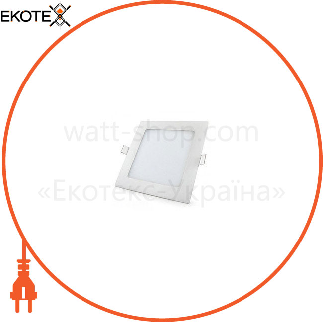 Elcor 211436 светодиодная панель lumex квадратная-9вт встроенная (150х150) 4000-4100k