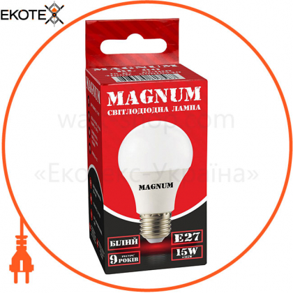лампа светодиодная MAGNUM BL 60 15 Вт 4100K 220В E27
