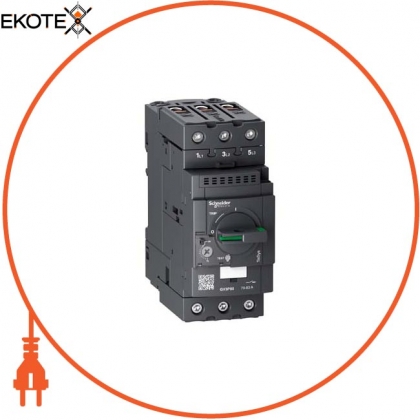 Автоматичний вимикач двигуна, TeSys GV3, 3P, 70-80 A, thermal magnetic, EverLink terminals, Schneider, GV3P80