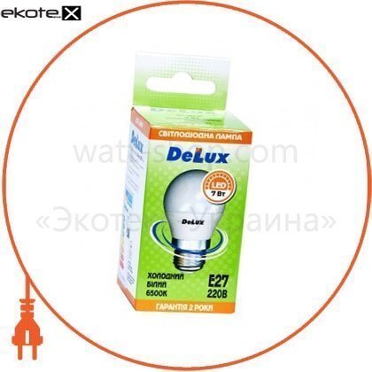 Delux 90011760 лампа светодиодная delux bl50p 7 вт 6500k 220в e27 холодный белый