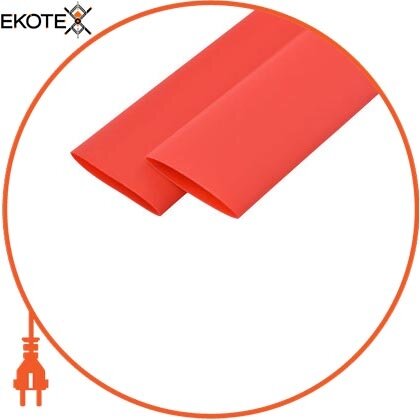 Enext s024029 термоусадочная трубка e.termo.stand.12.6.red 12/6, 1м, красная