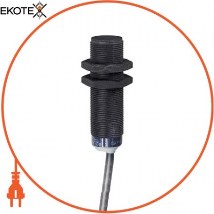 Schneider XS4P18PB370 inductive sensor xs4 m18 - l62mm - pps - sn8mm - 12..48vdc - cable 2m