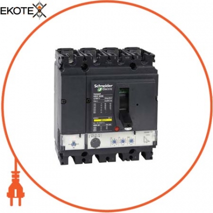 4П4Т Автоматичний вимикач MICROLOGIC 2.2 40A NSX160N, Schneider, LV430788