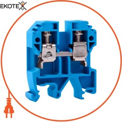 Клемна колодка складальна на DIN -рейку e.tc.din.pro.10, синій, Enext, p049020