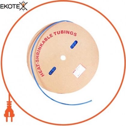 Трубка термоусаживаемая e.termo.stand.roll.8.4.blue, 8/4, 100м, синя, Enext, s059022