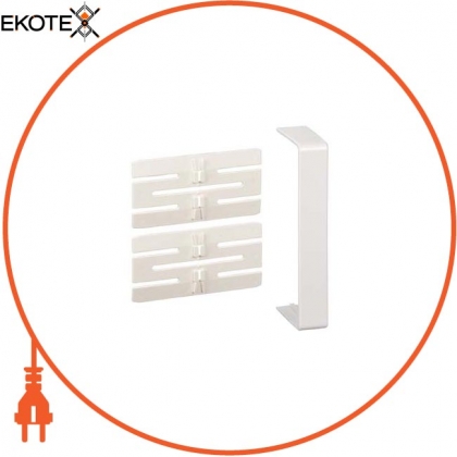 Тримач кабелю 45 - joint cover piece - 140 x 55 mm - PC / ABS - polar white, Schneider, ISM10306P