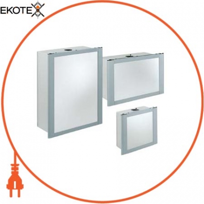 HMI encl. Spacial S3CM. H400xW400xD200IP54 IK10, RAL7035.Rear door., Schneider, NSYS3CM404020