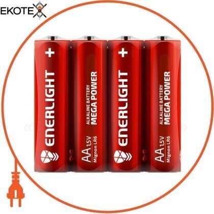 Enerlight 90060204 батарейка enerlight mega power aa fol 4