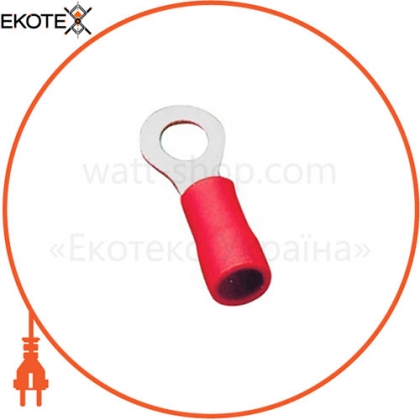 ENERGIO 52503 наконечник изолированный кольцевой energio rv1.25-6 красный (100шт)