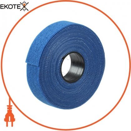Хомут-липучка ХКл 20мм синій (5м/рол) IEK, IEK, UHL11-20-5M-K07