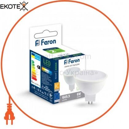 Feron 25687 светодиодная лампа feron lb-716 6w g5.3 4000k
