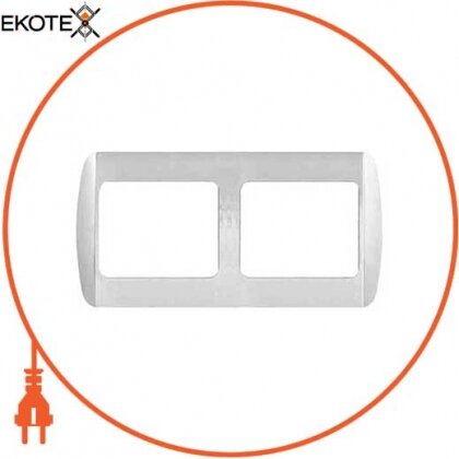 Рамка e.install.stand.frame.2.cer 2-місна, Enext, s035047c