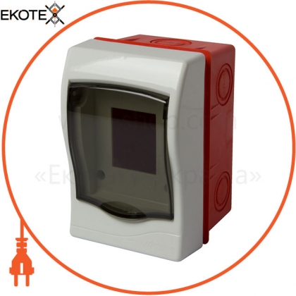 Enext s0290013u корпус пластиковий 2-модульний e.plbox.stand.w.02mu, що вбудовується multusan