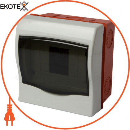 Корпус пластиковий 4-модульний e.plbox.stand.w.04mU, что вбудовується Multusan, Enext, s0290014u