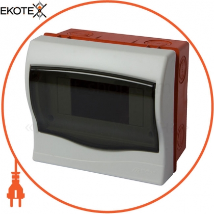 Корпус пластиковий 6-модульний e.plbox.stand.w.06mU, что вбудовується Multusan, Enext, s0290015u