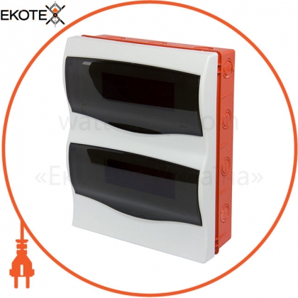 Enext s0290019u корпус пластиковий 24-модульний e.plbox.stand.w.24mu, що вбудовується multusan