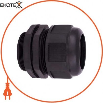 Кабельний ввід e.mg.stand.50, IP68, чорний, Enext, s067017