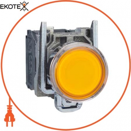 Кнопка 22 мм 110-120В з поверненням з підсвічуванням, Schneider, XB4BW35G5