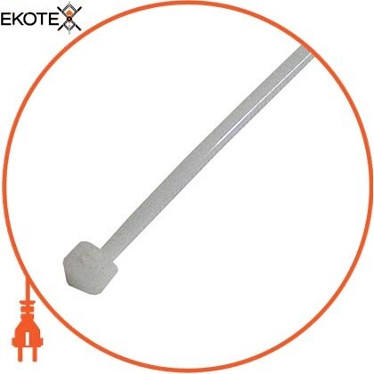 Кабельна стяжка e.ct.stand.370.4.white (100шт), біла, Enext, s015031