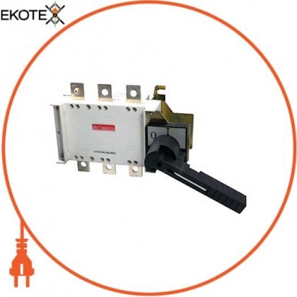 Enext i0590009 выключатель-разъединитель нагрузки e.industrial.ukgz.125.3, 3р, 125а, с боковой рукояткой управления