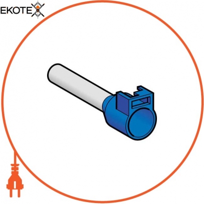 cable end with clipin tag holder medium size 50 mm? blue, Schneider, DZ5CA502