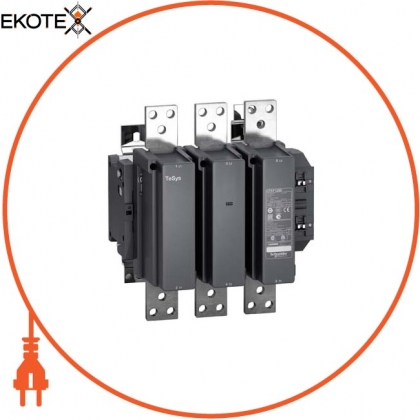 TeSys F contactor - 3P (3 NO) - AC-1 - <= 440 V 1260 A - coil 110 V AC, Schneider, LC1F1250F7