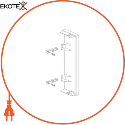 ptiLine 45 Тримач кабелю 70 - stop end - PC / ABS - aluminium metallic, Schneider, ISM10554