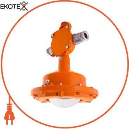 Enext l0160008 светильник взрывозащищенный дсп 21вех-20-101 1exdiibt6, транзитное подключение, крепление на трубу 3/4, без решетки, без отражателя