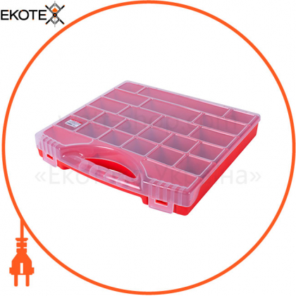 Органайзер пластиковий, e.toolbox.pro.14, 13,5" 340x320x50мм