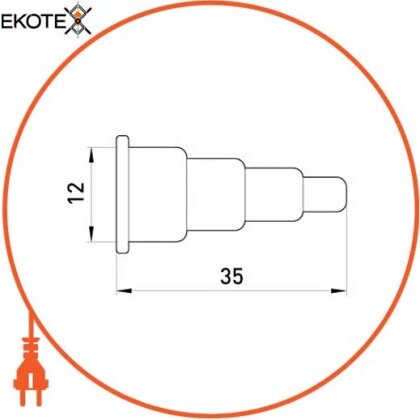 Enext p047002 колпачок кабельный e.end.ins.6.50 резиновый