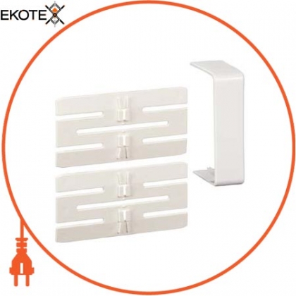 Тримач кабелю 45 - joint cover piece - 75 x 55 mm - PC / ABS - polar white, Schneider, ISM10106P
