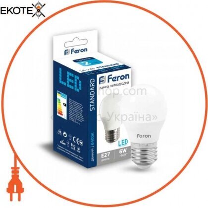 Feron 25676 светодиодная лампа feron lb-745 6w e27 6400k