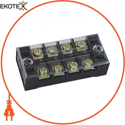 Клемна колодка захищена ENERGIO TB 25А 4 полюса, ENERGIO, 51906