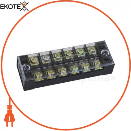 Клемна колодка захищена ENERGIO TB 25А 6 полюсів, ENERGIO, 51907
