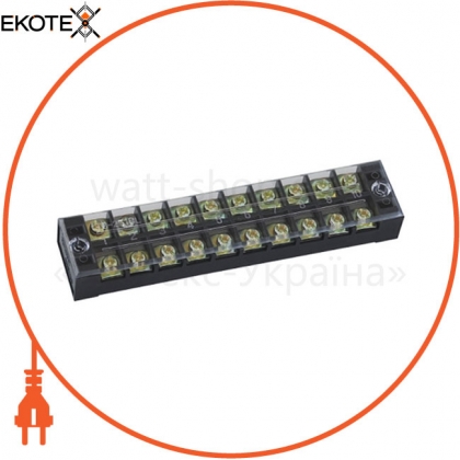 Клемна колодка захищена ENERGIO TB 25А 10 полюсів, ENERGIO, 51922