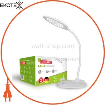 Eurolamp LED-TLG-4(white) eurolamp led светильник настольный металлический + стекло в стиле хайтек 5w 5300-5700k белый
