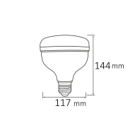 Світлодіодна лампа CRYSTAL-40 40W E27 6400K, Horoz Electric, 001-016-1040-010