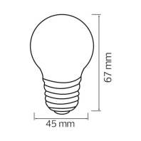 Cвітлодіодна лампа RAINBOW 1W E27, Horoz Electric, 001-017-0001-020