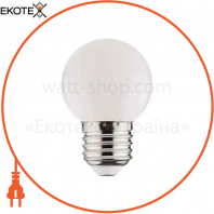 Лампа кулька SMD LED 1W E27 120Lm 220-240V 6400К/10/250