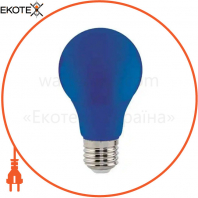 Лампа Стандартна SMD LED 3W E27 38Lm 175-250V синя10/100