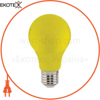 Лампа Стандартна SMD LED 3W E27 315Lm 175-250V жовта/10/100