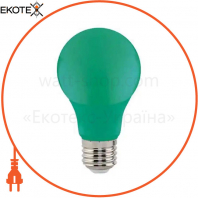 Лампа Стандартна SMD LED 3W E27 205Lm 175-250V зелена/10/100