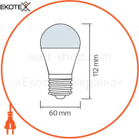 Лампа диммеруемая А60 SMD LED 10W 4200K E27 900Lm 220-240V/10/100