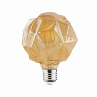 Світлодіодна лампа Filament RUSTIC CRYSTAL-4 4W E27, Horoz Electric, 001-036-0004-010